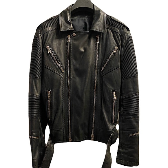 Balmain Double Zip Biker Jacket - Picture 1 of 12